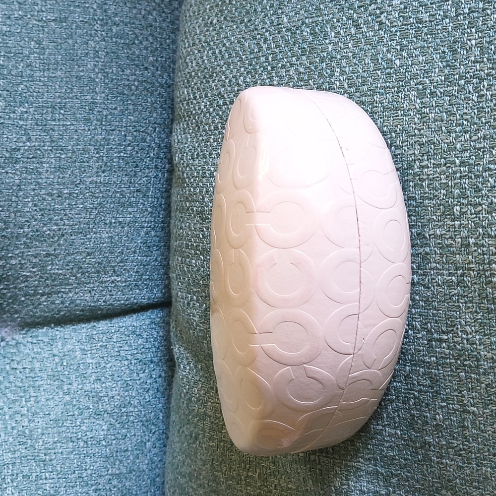 Elegant Cream Eyeglass Case